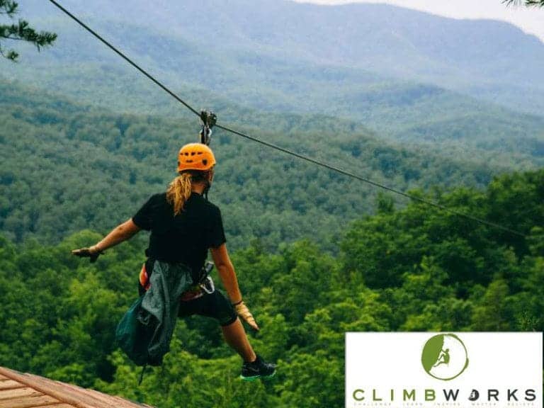 Smoky Mountain Ziplines Near Pigeon River Campground