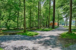 Pigeon River Campground in the Smoky Mountains.