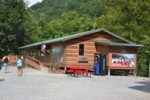 pavilion at Pigeon River Campground